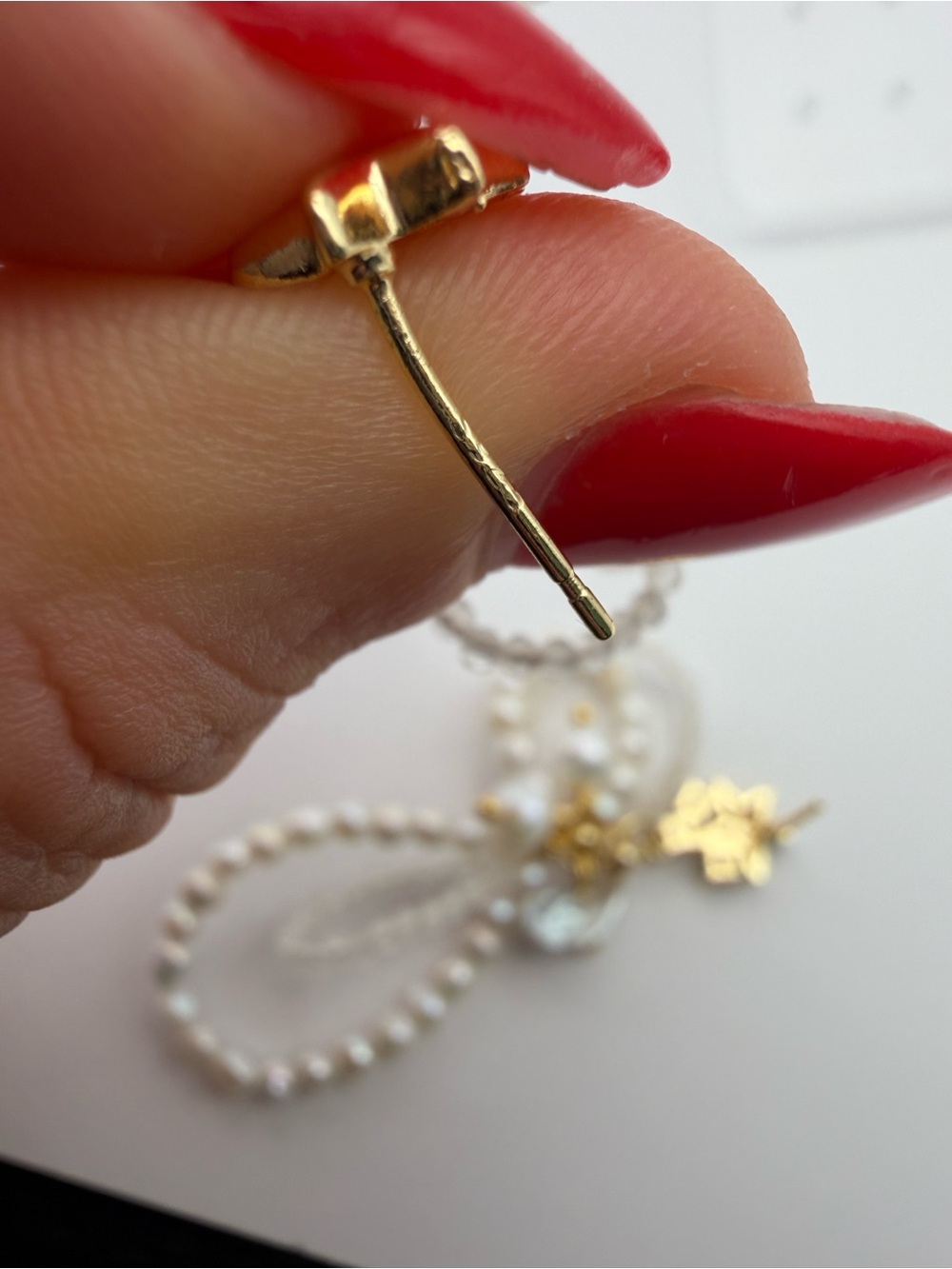 Starlight Bow Earrings (#E120) - Picture 4 of 4